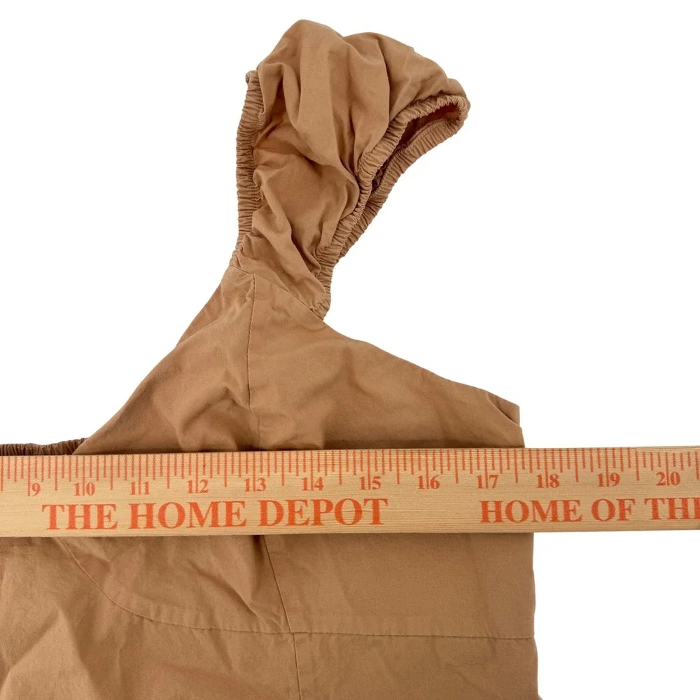 Aerie Cowgirl Western Sweetheart Neck Brown Crop Top Festival Coquette Y2K XL - Picture 5 of 6